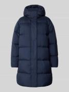 Tommy Hilfiger Regular Fit Daunenmantel mit Kapuze in Marine, Größe L