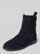 Tommy Hilfiger Chelsea Boots aus Rindsnappa in Dunkelblau, Größe 36