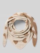 Kurt Beines Schal in dreieckiger Form in Beige, Größe 1