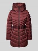 khujo Steppmantel mit Kapuze Modell 'KINA' in Bordeaux, Größe L