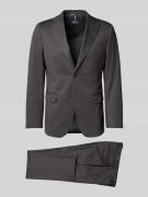 HECHTER PARIS Anzug mit Reverskragen Modell 'London' in Bordeaux, Größ...