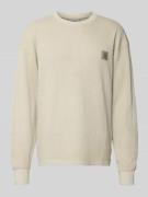 Carhartt Work In Progress Longsleeve mit Strukturmuster und Rundhalsau...