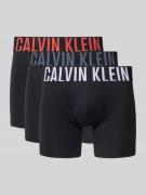Calvin Klein Underwear Trunks mit elastischem Bund im 3er-Pack in Blac...