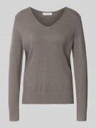 Christian Berg Woman Strickpullover aus Viskose-Mix mit V-Ausschnitt i...