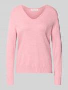 Christian Berg Woman Strickpullover aus Viskose-Mix mit V-Ausschnitt i...