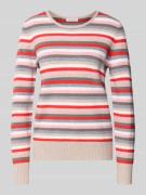 Christian Berg Woman Strickpullover mit gerippten Abschlüssen in Metal...