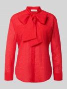 Christian Berg Woman Regular Fit Schluppenbluse aus Viskose-Mix in Hel...