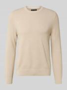 Marc O'Polo Regular Fit Strickpullover aus reiner Baumwolle in Ecru, G...