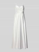 Laona Regular Fit Abendkleid mit Schnürverschluss in Weiss, Größe 36