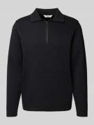 SELECTED HOMME Sweatshirt aus Baumwoll-Mix Modell 'KEV' in Black, Größ...