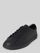 BOSS Low Top Sneaker aus echtem Rindsleder Modell 'KIERAN' in Black, G...