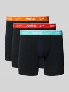 Nike Trunks mit elastischem Bund im 3er-Pack in Black, Größe L