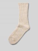 Falke Socken mit geripptem Abschluss Modell 'Brooklyn' in Ecru, Größe ...