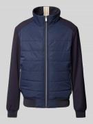 Christian Berg Men Steppjacke mit Stehkragen in Marine, Größe M