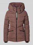 khujo Steppjacke mit Kapuze in Altrosa, Größe M