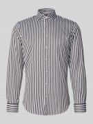 Jake*s Slim Fit Business Hemd aus Baumwolle mit Haifischkragen in Dunk...