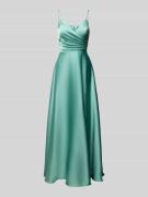 Laona Abendkleid in Wickel-Optik in Tuerkis, Größe 38