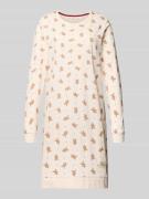 Happy Shorts Relaxed Fit Nachthemd mit Allover-Motiv-Print Modell 'XMA...