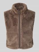 Betty Barclay Weste aus Kunstfell in Taupe, Größe 42