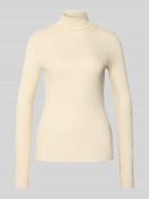 Jake*s Collection Longsleeve mit Rollkragen in Ecru, Größe L