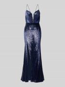 Mascara Slim Fit Abendkleid mit Allover-Pailettenbesatz in Marine, Grö...