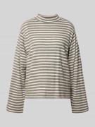 Marc O'Polo Regular Fit Langarmshirt aus reiner Baumwolle in Mittelgra...