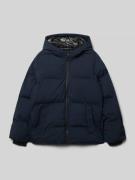 Jack & Jones Regular Fit Steppjacke mit Kapuze Modell 'Kaito' in Marin...