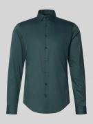 Jake*s Slim Fit Business Hemd aus Baumwolle mit Kentkragen in Schilf, ...