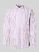 CK Calvin Klein Freizeithemd mit verdeckter Knopfleiste in Bordeaux, G...