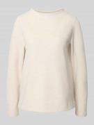 s.Oliver RED LABEL Regular Fit Sweatshirt aus Baumwoll-Mix in Ecru, Gr...