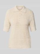 Christian Berg Woman Strickpullover mit 1/2-Arm und Knopfleiste in San...