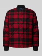 Polo Ralph Lauren Daunenjacke mit Druckknopfleiste in Rot, Größe L