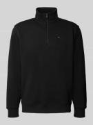 Tommy Jeans Loose Fit Sweatshirt aus Baumwoll-Mix in Black, Größe L