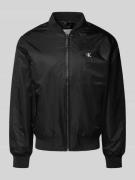 Calvin Klein Jeans Bomberjacke mit Label-Stitching in Black, Größe L