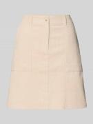 OPUS Minirock mit Eingrifftaschen Modell 'Reah' in Beige, Größe 34
