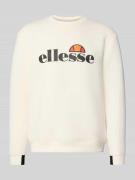 Ellesse Sweatshirt mit Label-Print Modell 'CORVARO' in Offwhite, Größe...