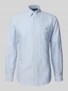 Polo Ralph Lauren Freizeithemd mit Knopfleiste in Bleu, Größe L