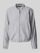 More & More Bomberjacke mit Leistentaschen in Mittelgrau, Größe 38