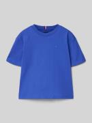 Tommy Hilfiger Kids Regular Fit T-Shirt aus reiner Baumwolle in Royal,...
