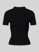 HUGO Slim Fit T-Shirt aus Viskose-Mix Modell 'SARPHAPILK' in Black, Gr...