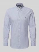 Polo Ralph Lauren Freizeithemd mit Knopfleiste in Bleu, Größe L