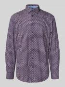 Christian Berg Men Freizeithemd mit Knopfleiste in Jeansblau, Größe 3X...