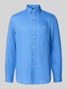 Polo Ralph Lauren Freizeithemd aus reinem Leinen in Royal, Größe L