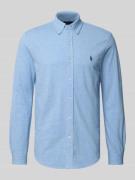Polo Ralph Lauren Freizeithemd mit Knopfleiste in Hellblau, Größe L