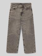 Jack & Jones Baggy Fit Jeans mit Eingrifftaschen Modell 'ALEX' in Blac...