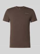 Tommy Jeans Regular Fit T-Shirt aus reiner Baumwolle in Dunkelbraun, G...