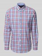 Christian Berg Men Freizeithemd mit Knopfleiste in Rot, Größe 3XL