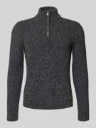 Only & Sons Regular Fit Troyer mit kurzem Reißverschluss Modell 'JOIN'...