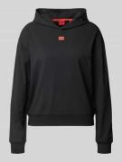 HUGO Regular Fit Hoodie aus Baumwoll-Modal-Mix Modell 'SIGNATURE' in B...