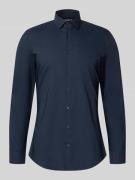 Jake*s Super Slim Fit Business-Hemd mit Kentkragen in Marine, Größe 35...